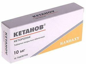 Comprimidos de Ketanov