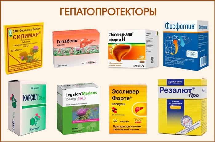 Medicin (tabletter) til leveren, lægemidler til vedligeholdelse, genopretning