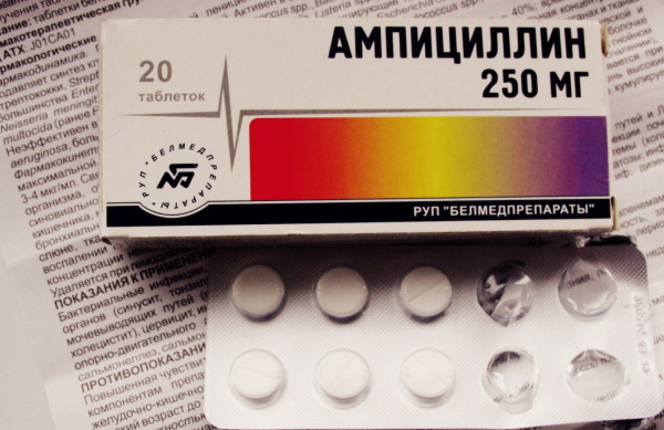 Ampicilin antibiotici u tabletama. Upute za uporabu, cijena