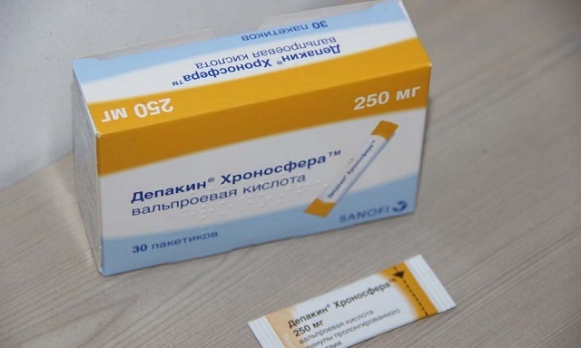 Antiepileptic drug Depakin: instructions for use