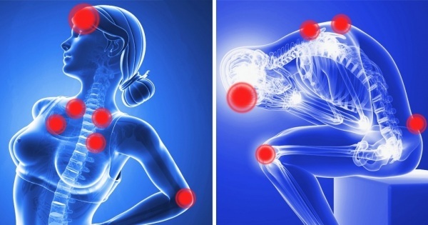 Wandering pain all over the body. Causes in joints, muscles