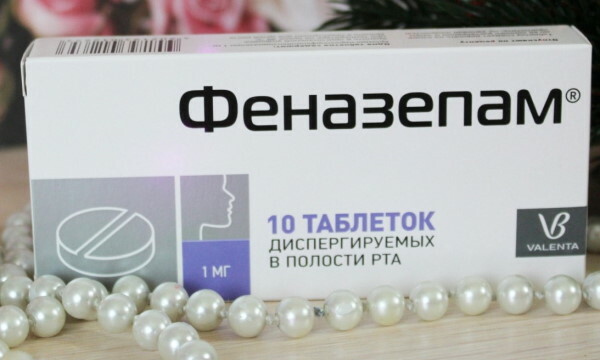 Phenazepam tabletter 1, 2,5 mg. Dosering, bruksanvisning, pris