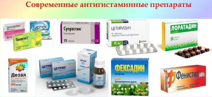 Antiallergic (antihistamines) drugs that do not cause drowsiness, addiction. List