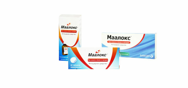 Maalox( comprimés, suspension) - instructions d