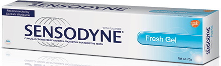 Sensodyne Produkte für empfindliche Zähne. Preis