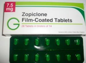 Zopiklonne tablete