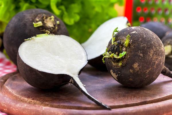 Black radish juice is an excellent assistant in the treatment of diathesis in a child