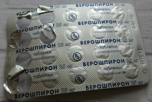 Verospiron tabletter. Bruksanvisning, dosering, pris