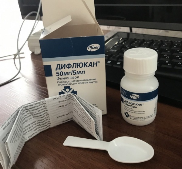 Diflucan (Diflucan) suspension for children, men, women. Instructions for use, analogues, price
