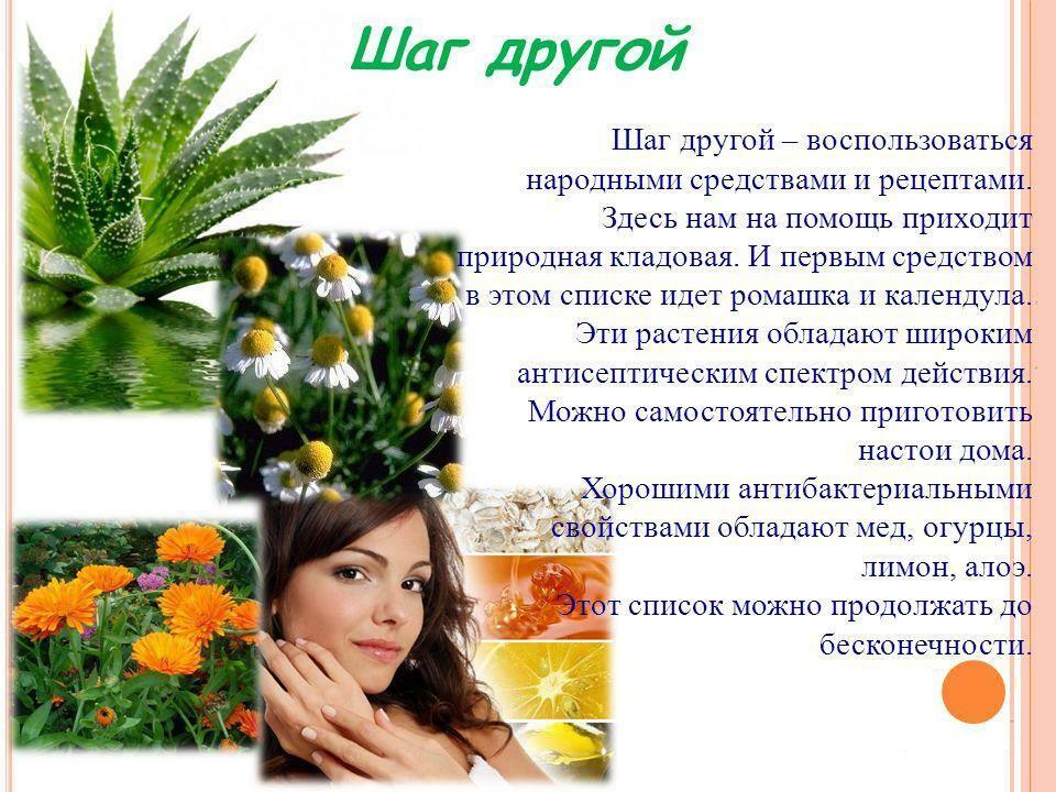 Folk remedies for the treatment of acne on the face