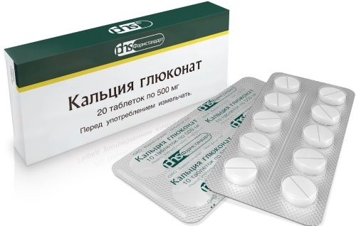 Calciumgluconat (Calcii gluconas) tabletter. Pris, brugsanvisning, som de er ordineret til