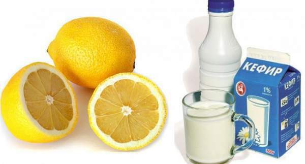 Lemon-kefir masca potrivita pentru pielea grasa