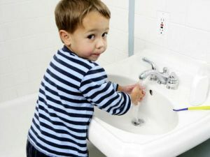 washing hands for prevention