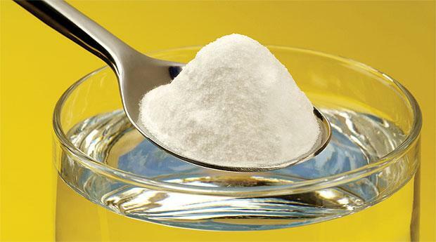 Bicarbonato de sódio e iodo para tratamento de esporos