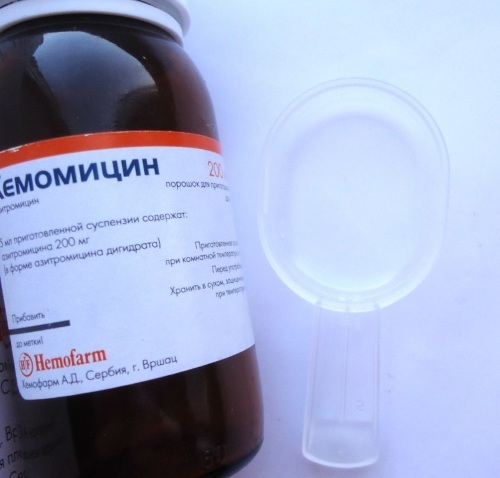 Hemomycin suspension for children. Instructions, analogues, price