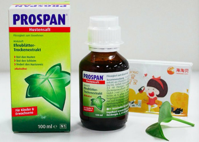 Prospan analogue of cough syrup for children