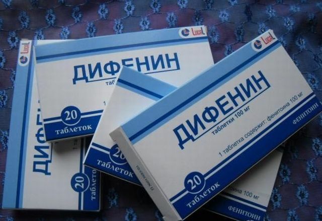 Diphenin tablets