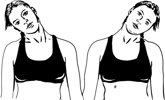 Head incline - right and left