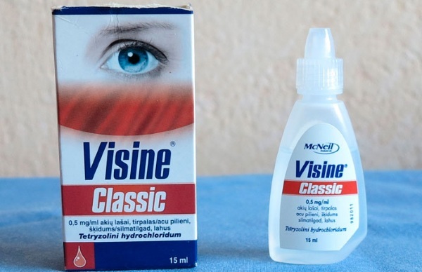 Visine (Visine) eye drops. Price, instructions for use, analogs