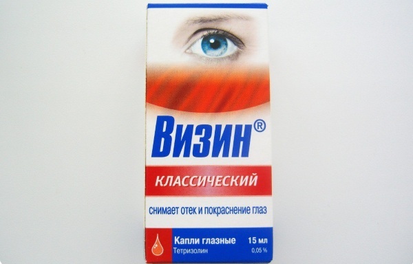Drops for redness of the eyes are cheap and effective