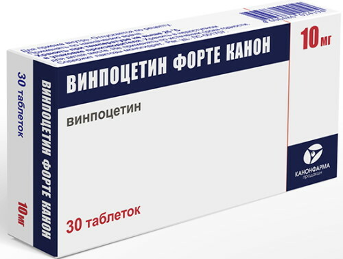 Vinpocetine tablets 10 mg. Instructions for use, price, reviews