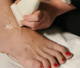 Behandeling van tendovaginitis van de voet