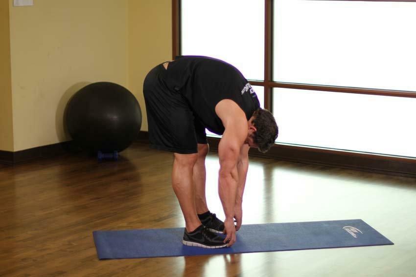 Tilting from standing position