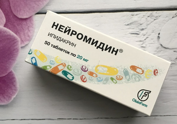 Tableta ipidacrina 20 mg. Instrucciones de uso, precio