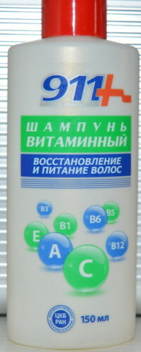 Šampon 911 Vitamin. Ocene, fotografije pred in po