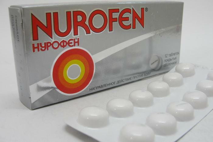 Таблетки обезболивающие "Нурофен"
