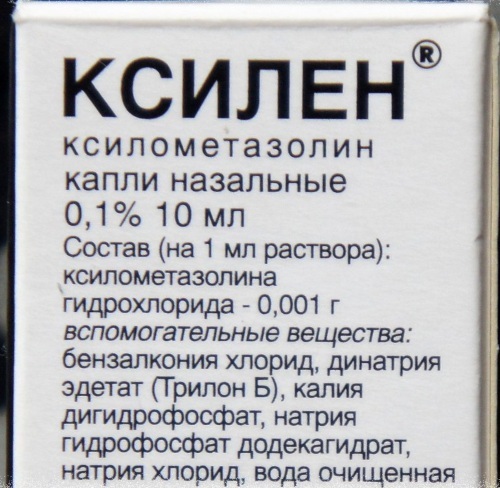 Xylen gocce nasali. Istruzioni per l'uso, prezzo, recensioni
