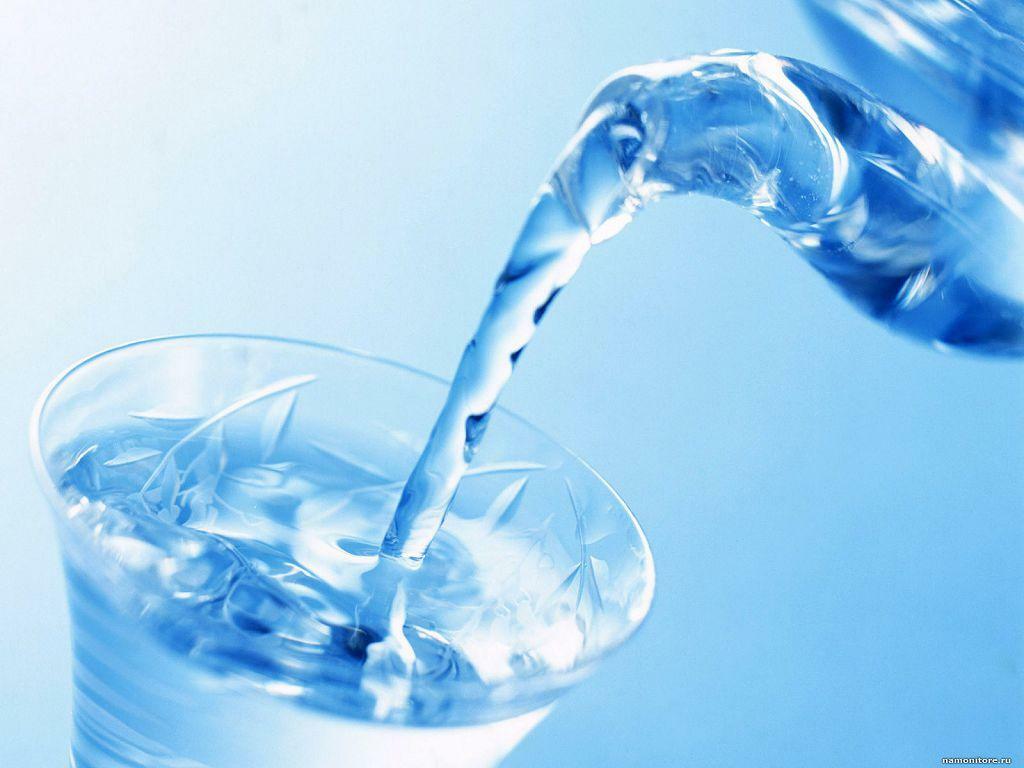 I efterskedsperioden måste du dricka minst 2 liter rent vatten
