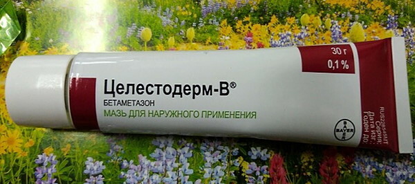 Celestoderm ointment. Indications for use and contraindications