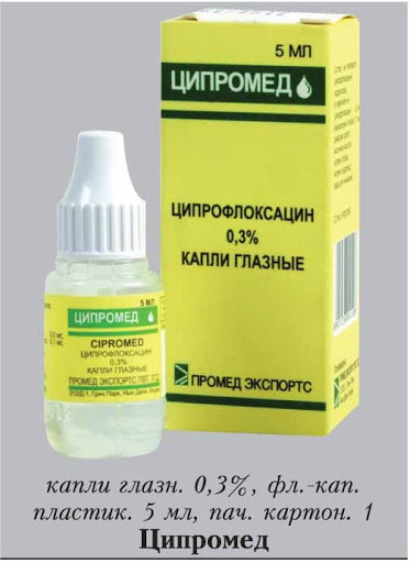 Cipromed eye drops. Price, instructions for use, analogs