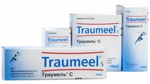Petunjuk penggunaan dan rujukan ke produk Traumeel C