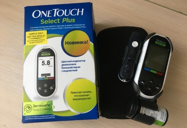Blodsockermätare One Touch Select Plus. Bruksanvisning, pris, recensioner