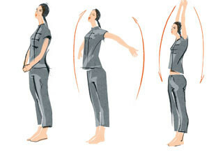 Chinese gymnastics Qigong - exercises for the health of the spine