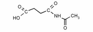 acetylamino barnsteenzuur formule